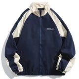 40.39Aidase Hip Hop Varsity Jacket Men High Street Patchwork Color Black Windbreaker Coats Women Spring Autumn Thin Fashion College Jackets aidase-shop