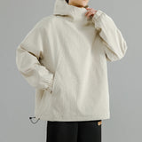 Men's Hooded Sweatshirt Solid Color Unisex Casual Pullover Fashion Loose Comfort Relaxed Top Regular Wrinkle Resistant Hoodie