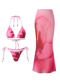 AIDASE  -  Sexy Three-piece Bikini Swimwear for Women Hot Spring Beach Fashionable And Advanced Elegant Underwear Set from Mainland Ch aidase-shop