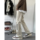 AIDASE  -  Spring Autumn Couple Storm Pants Windproof Waterproof Fold Shaped Straight Tube Loose High Handsome Urban Outdoor Storm Pants aidase-shop