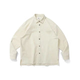 AIDASE  -  Hong Kong Tooling Shirt Autumn Shirt Coats Men's Loose Casual Cotton Cargo Shirts Fat Man Plus Size Japanese Retro Streetwear aidase-shop