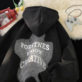 Aidase Collision Drawstring Hooded Sweatshirt Mens Autumn Winter Loose Pullover Fashion Pattern Printed Hoodie Men Women Casual Hoodies aidase-shop