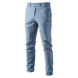 AIDASE  -  Autumn Winter High-Quality Men's Casual Cotton Trousers Breathable Youth Business Versatile Long Pants for Casual Wear aidase-shop