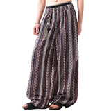AIDASE  -  Men Pants Printing Elastic Waist Joggers Casual Wide Leg Trousers Men Vacation Bohemian Leisure Male Long Pants aidase-shop