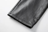 AIDASE  -  Men's Solid Color Simple Basic Casual Trendy Straight Black Jeans Pants Male Fashion High Street Denim Trousers Bottom Clothes aidase-shop