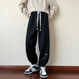 AIDASE  -  Summer Y2K Korean Style Vintage Loose Trousers Man Casual All Match Harajuku KPOP Sport Pants Fashion Style Pockets Male Clothes aidase-shop