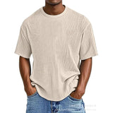 AIDASE  -  New Men's Summer T-shirt Short Sleeve Casual Versatile aidase-shop