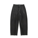 AIDASE  -  Grey Suit Pants Men Oversized Fashion Black Dress Pants Men Korean Loose Wide Leg Pants Mens Office Formal Trousers M-3XL aidase-shop
