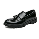 AIDASE  -  Zapatos De Hombre Loafers Men's Tassel Slip-On Comfortable Men Leather Shoes Casual Shoes Fashion Oxford Shoes Large Size 38-47 aidase-shop