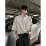 AIDASE  -  Tian Blue Ice Silk Cool Sensation ort Sve irt Men Summer Korean Sle Youthful Sun Protection irt Premium Feel aidase-shop