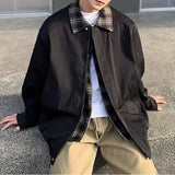 AIDASE  -  Fashion Simple Fake Two-Piece Male Jacket Autumn New Style Trendy Versatile Long Sleeve Lapel Casual Men's Coats 21E7475 aidase-shop