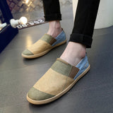 AIDASE  -  Espadrilles Men Breathable Casual Shoes Canvas For Men Flat Boat Sneakers Man Classic lightweight  Men's Loafers Linen Fisherman aidase-shop