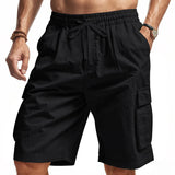 AIDASE  -  Cross-border American outdoor loose tactics men's multi-pocket tooling casual sports beach shorts aidase-shop