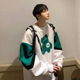 Green Bear Men‘s Sweatshirts Fashion Brand New Streetwear Pullovers Korean Style Unisex Hoodies Loose Male Clothing aidase-shop