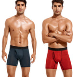 AIDASE  -  5pcs Front opening Boxers man polyester underpants men underwear sexy Men's panties gifts Mens boxer shorts calecon aidase-shop