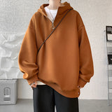 Aidase High Quality Turtleneck Hoodie Zipper Pullovers Streetwear Hip Hop Hooded Sweatshirt Men Clothing Korean Couples Harajuku Coat aidase-shop