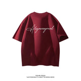 Aidase New Summer Tee Shirt Casual Men Top Tees Letter Print Unisex Short Sleeve T-shirt Daily Clothing T Shirt