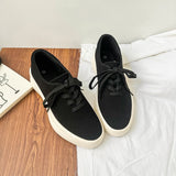 AIDASE  -  Casual Thick Bottomed Men's Shoes British Style Faux Suede round Toe Rubber Outsole High Street Design Sensation X506 aidase-shop