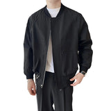 AIDASE  -  Men's Autumn Jacket Men Korean Streetwear Fashion Loose Casual Vintage Bomber Jacket Commuter Spring Coat Outerwear aidase-shop