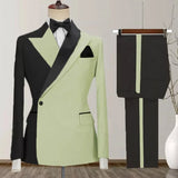 Aidase One Button Men's Suits New Design Costume Homme Peak Lapel 2 Piece Jacket Pants Full Sets Luxury Costume Homme Custom Blazer aidase-shop