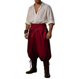 AIDASE  -  Men Medieval Pants Retro Cosplay Pants Elegant Retro Halloween Carnival Party Stage Performance Pants 9 10 aidase-shop