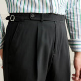 Aidase British Style Suit Pant Men Formal Wear Men Dress Pant Business Office Trouser Men Solid Color Pants High Quality Men Dress Pant