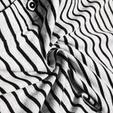 AIDASE  -  Men's Striped Pajamas O-Neck Long Sleeve Romper Home Wear Cozy Leisure Sleepwear S-3XL aidase-shop