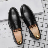Luxurious Men Dress Shoes  Inner High Loafers Men Shoes Casual Shoe Man Fit Classic Party British Men's Height-increasing Shoes aidase-shop