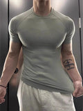 AIDASE  -  Fitn Training Clothes Qui Dry ort Sve Men's Summer Running Sports Crion Elastic Muscle T-irt aidase-shop