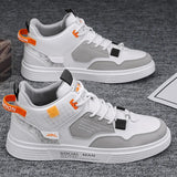 AIDASE  -  Luxury Low-Top Men's Sneakers Hot Sale Of The Season Style Casual High-Top Sports Shoes Heightening Trendy White Shoes for Men aidase-shop