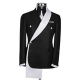 Aidase New Arrival Men Suits Slim Fit Fashion Notch and Shawl Lapel Blazer Set Chic Business Formal Party Office Wedding Tuxedo 2 Piece aidase-shop
