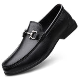 Aidase Men Casual Shoes Brand Genuine Leather Mens Loafers Moccasins Breathable Slip on Driving Shoes Cow Leather Business Formal Shoes