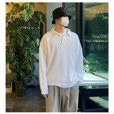 AIDASE  -  Autumn Winter Men's  Ne Knitwear Loose Fit Lazy Sle High Collar Sweater Casual Youthful Vitali Long Sve Crew Ne aidase-shop