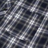 AIDASE  -  Mens Plaid Loose Label Short Sleeved Shirt Youth Fashion Cardigan Casual Shirt Chest Pocket Men'S Autumn Shirt aidase-shop