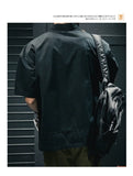 Aidase Korea American Casual Men's T-shirt Summer Tooling Style Short Sleeve New Pocket Shirt Collar Men's Clothing Loose Plus Size Top aidase-shop