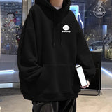 AIDASE  -  Spring Autumn Trendy Loose Hoodie Men Winter Thickened Fleece Lined Oversize Jacket for High School Students And Youth aidase-shop