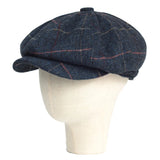 AIDASE  -  Autumn Winter Thick Warm Wool Herringbone Newsboy Cap Men Cabbie Beret Hats Octagonal Hat Detective Hats Retro Driver Flat Caps aidase-shop