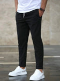 AIDASE  -  Business Casual Men's Pants Micro Beam Sports Versatile Long Trousers Comfortable Fit Summer Fashion aidase-shop