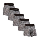 AIDASE  -  5pcs Front opening Boxers man polyester underpants men underwear sexy Men's panties gifts Mens boxer shorts calecon aidase-shop