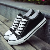AIDASE  -  Men's Canvas Shoes Breathable Casual Sneakers Korean Style Versatile Student Flat Heel Low Cut Durable TPR Outsole Fashionable aidase-shop