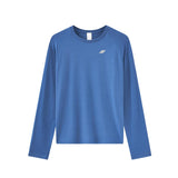 AIDASE  -  New Fitness Training Top Quick Dry Long Sleeve Outdoor Elastic Slim Fit Solid Color Round Neck Comfortable Breathable Shirt aidase-shop