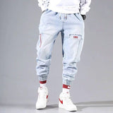 Aidase New Streetwear Hip Hop Cargo Pants Men's Jeans Elastic Harun Joggers In Autumn and Spring Men ClothIng aidase-shop
