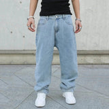 AIDASE  -  Men's Streetwear Fashion Jeans Korean Baggy Wide Leg Solid Color Denim Pants Four Seasons Hip Hop Casual Straight Male Trousers aidase-shop