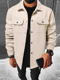 AIDASE  -  Loose Fit Casual Corduroy Workwear Jacket New Hot Sale Of The Season Turn-down Collar Outerwear Comfortable Regular Length from aidase-shop