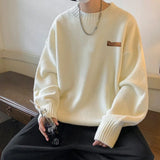 Aidase Men's Clothing Commuter Versatile Autumn and Winter Fashion New Round Neck Long Sleeve Simplicity Solid Color Casual Pullover aidase-shop