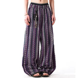 AIDASE  -  Men Pants Printing Elastic Waist Joggers Casual Wide Leg Trousers Men Vacation Bohemian Leisure Male Long Pants aidase-shop