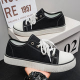 AIDASE  -  Summer New Couple White Canvas Shoes, Minimalist Breathable Soft Sole All-match Daily Casual Sneakers aidase-shop