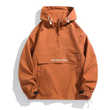 Aidase Pullover jacket Men's casual jacket Pullover hoodie hardshell Casual hooded jacket Outdoor sports jacket half zip hooded hardshe aidase-shop