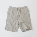 Aidase Boy Casual Summer Gray Linen Shorts Elastic Waist Lace Up Loose Shorts Male Streetwear Short Pants Sexy Beachwear Shorts for Men aidase-shop