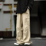 AIDASE  -  Men's Cargo Pants American Style Trendy Loose Straight-leg Trousers Summer Trend Versatile Simple Casual Clothing 21E6708